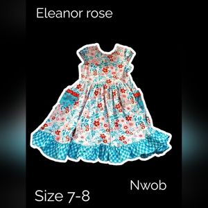 ER red floral dress